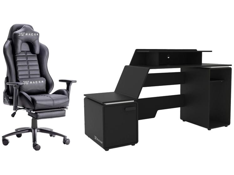 Imagem de Cadeira Gamer XT Racer Reclinável Giratória Preta 