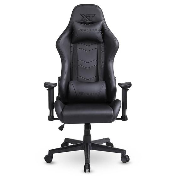 Imagem de Cadeira Gamer XT Racer Speed Series, Até 120kg, Com Almofadas, Reclinável, Descanso de Braço 2D, Preto - XTS150