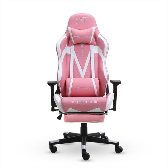 Imagem de Cadeira Gamer Xt Racer Viking Series Com Apoio De Pés Rosa