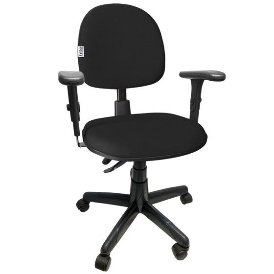 Imagem de Cadeira Giratória Executiva Ergonômica Com Regulagem Back System NR17 Para Escritório JS Preta