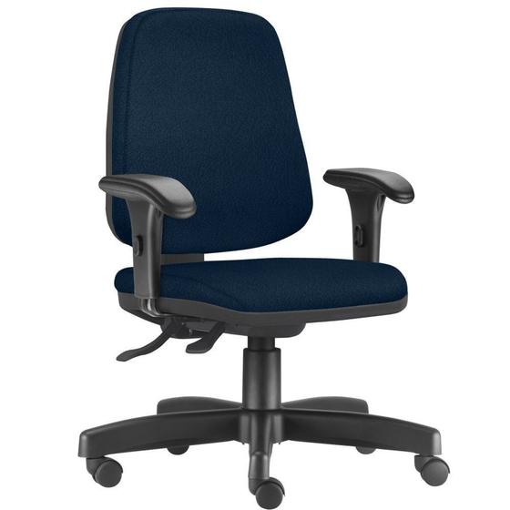 Cadeira Giratória Job Diretor Executiva Suede Azul Marinho - Lyam Decor Menor preço em Cadeira Giratória Job Diretor Executiva Suede Azul Marinho - Lyam Decor
