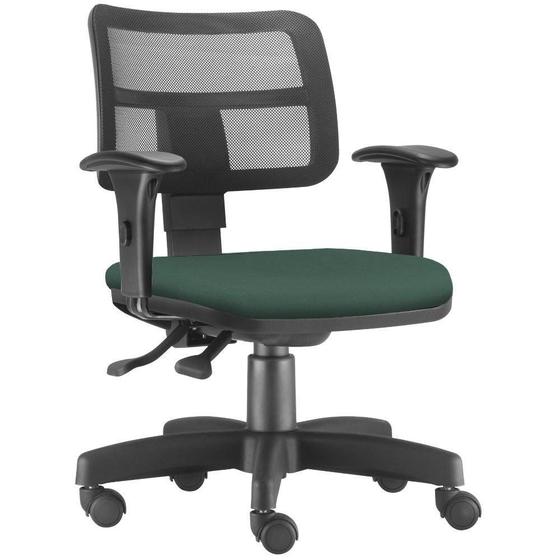 Imagem de Cadeira Giratória Zip Executiva Ergonômica Escritório Suede Verde Musgo - Lyam Decor