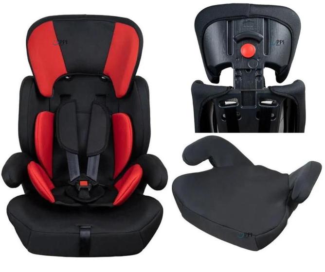 Imagem de Cadeira Infantil Cadeirinha Infantil para Carro Assento Infantil Styll Auto 9 a 36kg Preto Vermelho