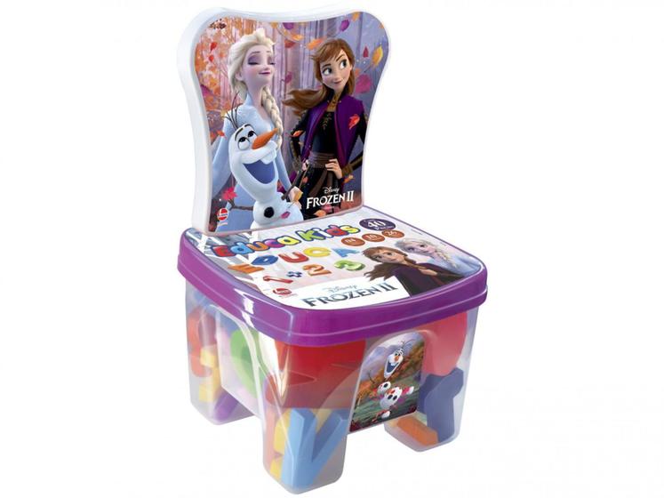 Imagem de Cadeira Infantil Educativa Disney Frozen 2 - Educa Kids Lider Brinquedos
