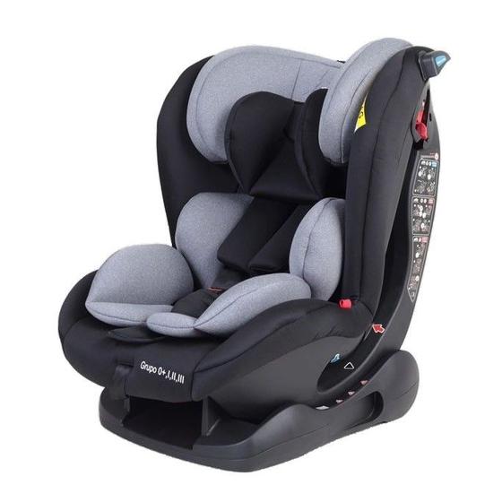 Imagem de Cadeira Infantil p/ Carro Vita 0-36 kg Preto e Cinza Passear