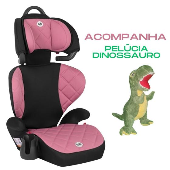 Imagem de Cadeira Infantil Para Carro 15 a 36kg Vira Assento Triton Rosa - Tutti Baby