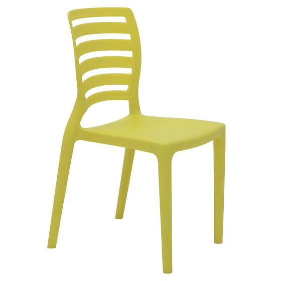 Cadeira Infantil Tramontina Sofia em Polipropileno e Fibra de Vidro Amarelo Menor preço em Cadeira Infantil Tramontina Sofia em Polipropileno e Fibra de Vidro Amarelo