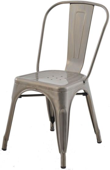 Cadeira Iron Tolix Sem Braco Vintage Aco Fosco - 29907 Menor preço em Cadeira Iron Tolix Sem Braco Vintage Aco Fosco - 29907