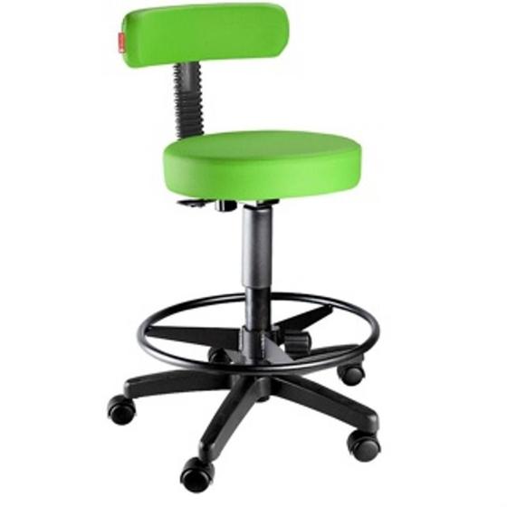 Imagem de Cadeira Mocho Alto Com Encosto Slim Verde / Renaflex