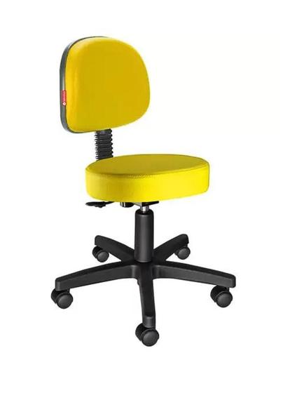 Imagem de Cadeira Mocho C/ Encosto Giratório Estética Massagista e Tatuador, varias cores direto da Fábrica Renaflex