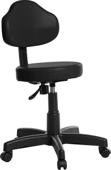 Imagem de Cadeira Mocho Estética Clinica Plus Rce Cor Preto