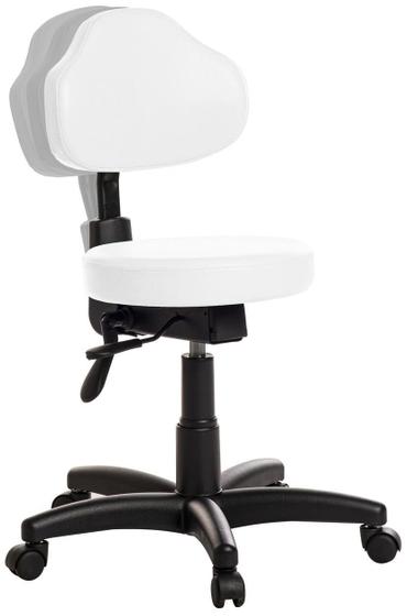 Imagem de Cadeira Mocho Plus Ergonômica Rce Branco