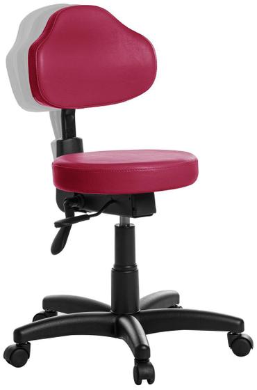 Imagem de Cadeira Mocho Plus Ergonômica Rv Rosa