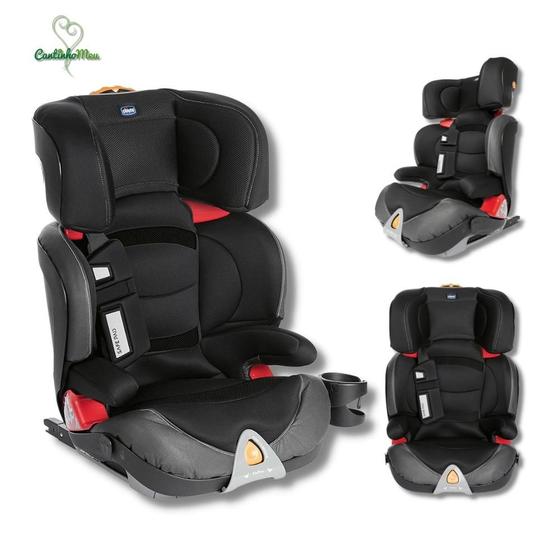 Imagem de Cadeira oasys 2 - 3 fixplus evo jet black - chicco