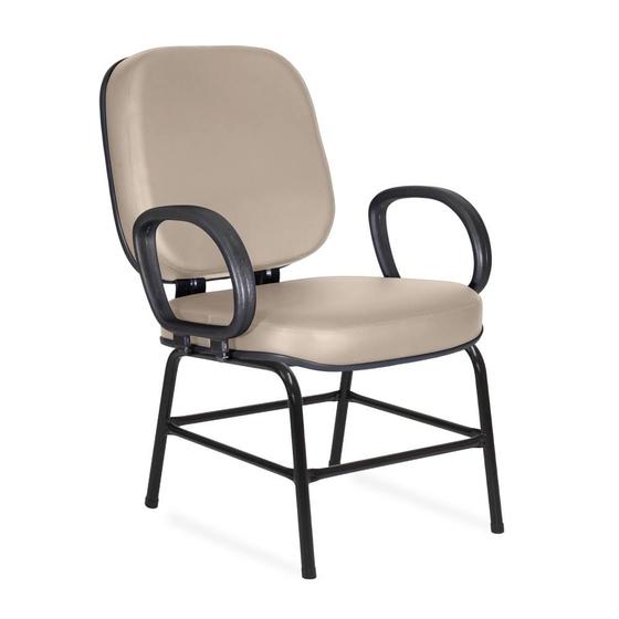Imagem de Cadeira Obeso Torino Plus Size Fixa Bege