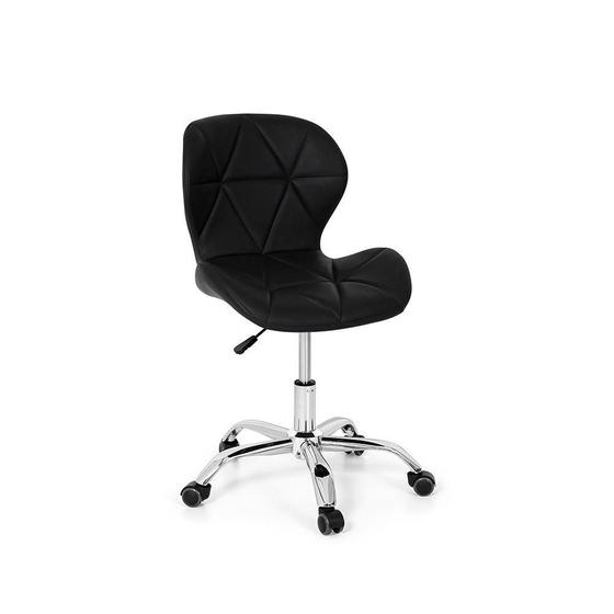 Cadeira Office Eiffel Slim Base Giratória - Preta Menor preço em Cadeira Office Eiffel Slim Base Giratória - Preta