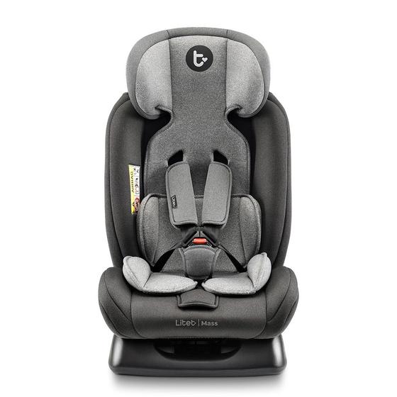 Cadeira Para Auto 0-36 Kg Litet Mass Preta e Cinza - BB458