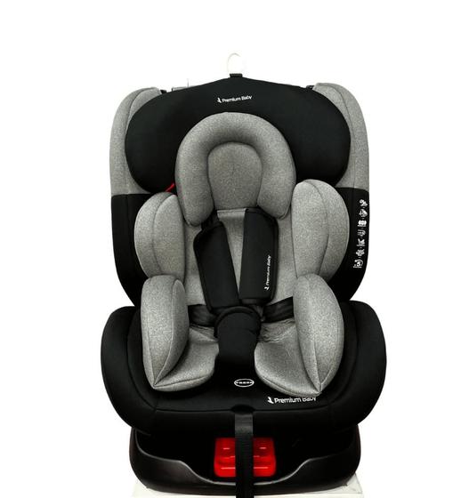 Imagem de Cadeira para Auto Prime 360º 0 a 36kg Cinza - Premium Baby