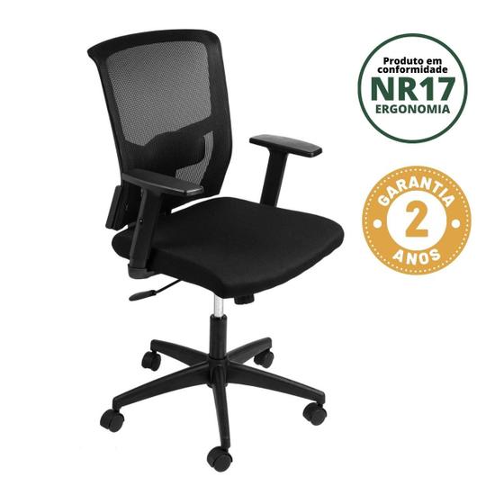 Cadeira para Escritório Diretor com NR17 Tóquio 3329 OR Design Preto Menor preço em Cadeira para Escritório Diretor com NR17 Tóquio 3329 OR Design Preto