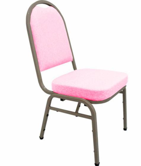 Imagem de Cadeira para Hotel e Auditórios Linha Hotel Rosa