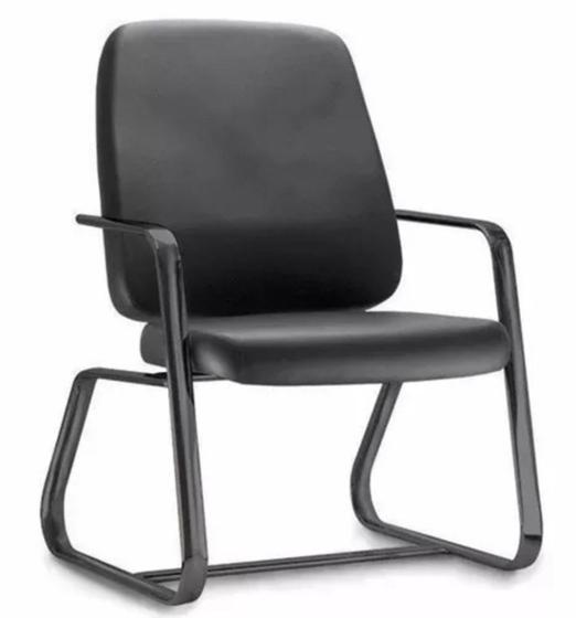 Imagem de Cadeira para Obesos até 200kg com Base Fixa Linha Obeso Preto