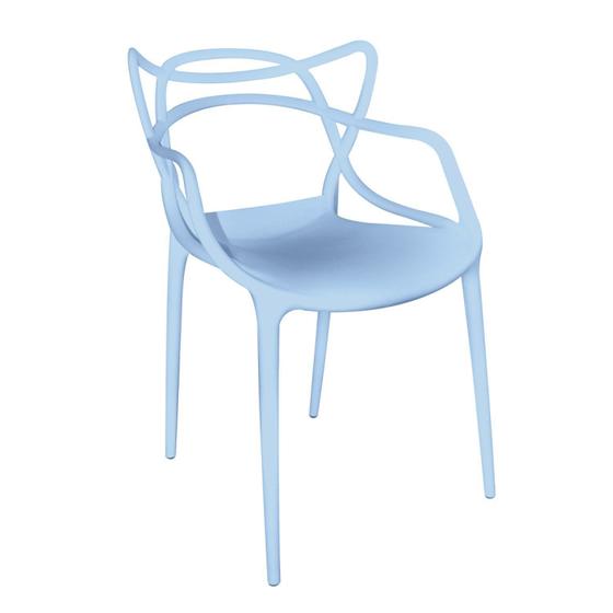 Imagem de Cadeira para Sala de Estar Berrini Azul Claro
