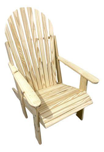 Imagem de Cadeira Pavao Adirondack Pinus Com Stain Osmocolor E Verniz