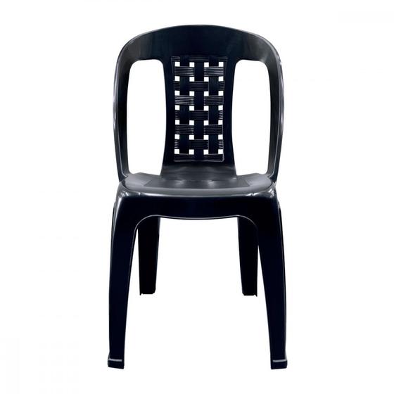 Imagem de Cadeira plástica sem braço preta - Bistr - Arqplast