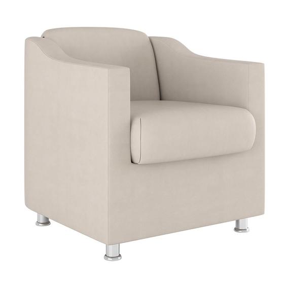 Cadeira Poltrona Decorativa Recepção Hospital Tecido Suede - B BALAQUI DECOR Imagem de Cadeira Poltrona Decorativa Recepção Hospital Tecido Suede