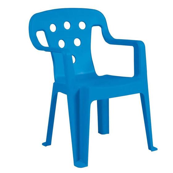 Imagem de Cadeira Poltrona Plástica para Criança até 40Kg Cores MOR