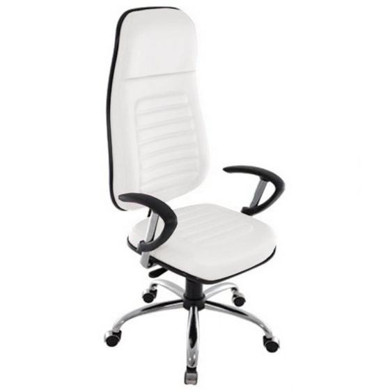 Imagem de Cadeira Presidente com Espaldar Alto Linha Blenda Branco