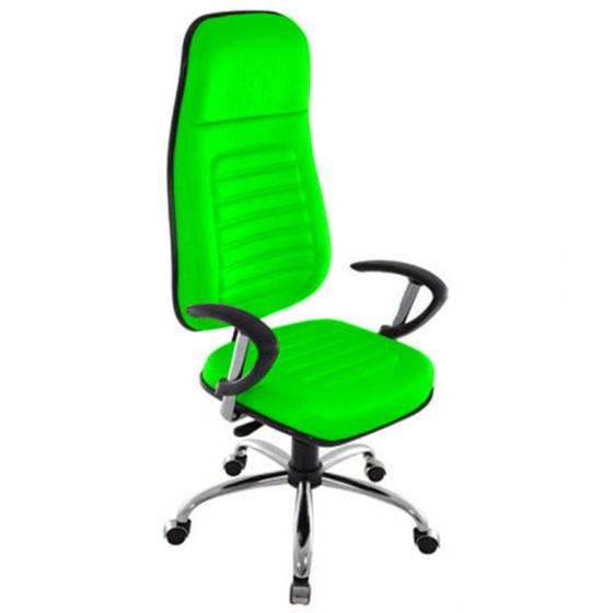 Imagem de Cadeira Presidente com Espaldar Alto Linha Blenda Verde