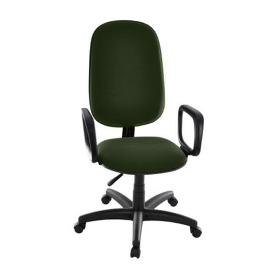 Imagem de Cadeira Presidente para Escritório com Braços Linha Uno Verde