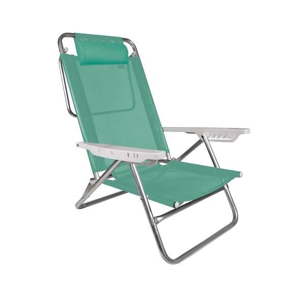 Imagem de Cadeira Reclinável Sol de Verão com Almofada Anis