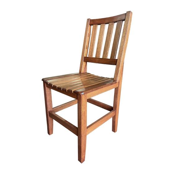 Imagem de Cadeira Reforçada Madeira Maciça Confort para Restaurantes Malbec