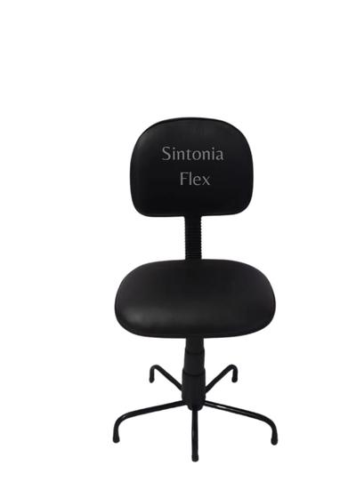 Imagem de Cadeira secretaria  apropiada para  costureira encaixa perfeitamente en sua maquina  corano preto