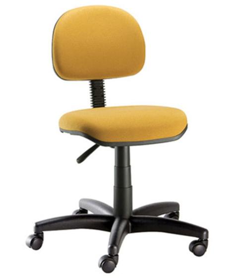 Imagem de Cadeira Secretária com Base Giratória  Linha Confort Plus Amarelo