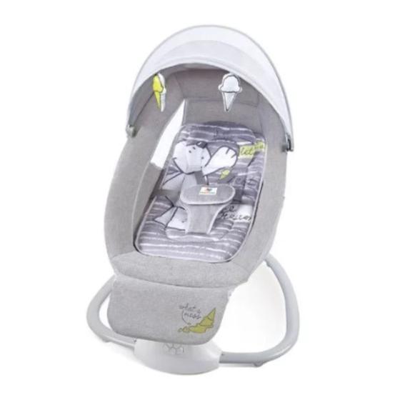Imagem de Cadeira techno plus com suporte ajustável para os pés sorvete 8209 ibimboo