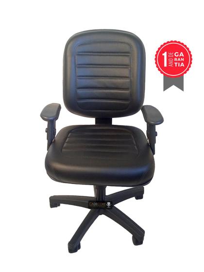 Imagem de Cadeira Tescaro Diretor Reforçada Gomada Com Braços Regulaveis Ergonomica Martiflex Relax