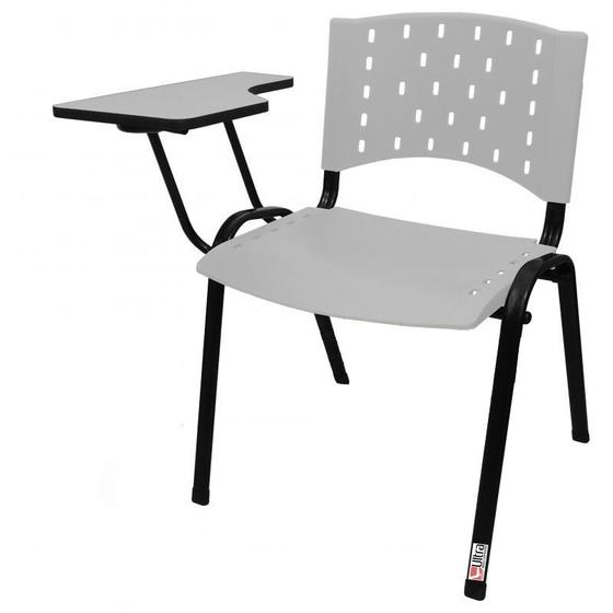 Imagem de Cadeira Universitária Plástica Branca - ULTRA Móveis