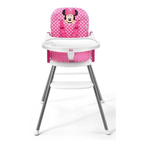 Imagem de Cadeirão Cadeira Alimentação 3 Em 1 Bebê Minnie Disney