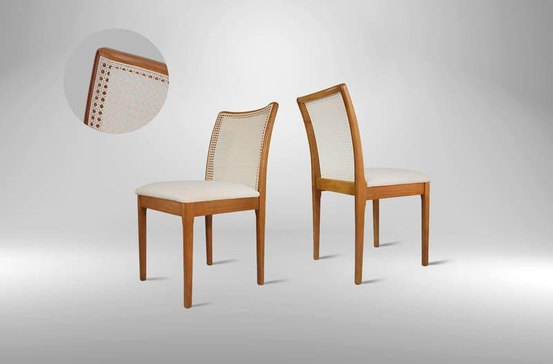 Imagem de Cadeiras para Mesa de Jantar com Telinha - Phoenix - Requinte Salas