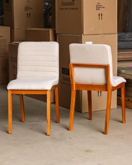 Imagem de Cadeiras para Mesa de Jantar Estofada - Petra - Art Salas
