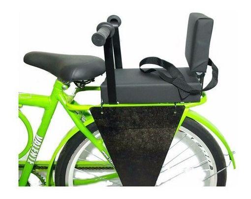 Imagem de Cadeirinha Bicicleta Infantil Recosto Bagageir Traseiro Bike