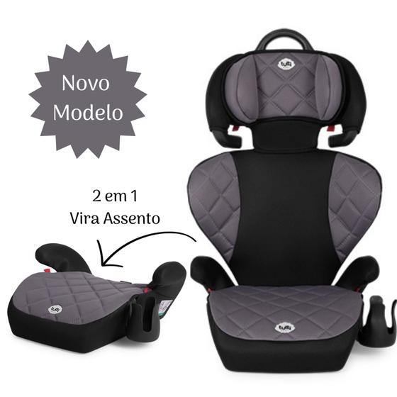 Cadeirinha Cadeira para Carro Assento Infantil Criança de 15 a 36 kg Cinza e Preto Triton II Menor preço em Cadeirinha Cadeira para Carro Assento Infantil Criança de 15 a 36 kg Cinza e Preto Triton II