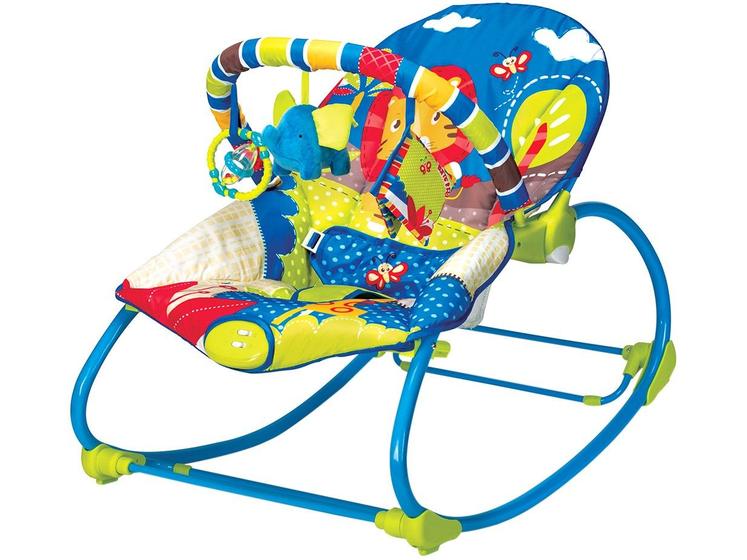 Imagem de Cadeirinha de Descanso Mastela Reclinável Vibratória com Móbile Rocker Selva até 18kg