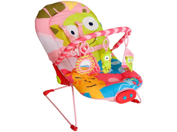 Imagem de Cadeirinha de Descanso MultiKids Baby Reclinável Vibratória Gato 0 a 15kg