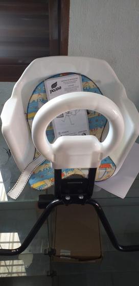 Cadeirinha Dianteira MTB Passeio Luxo Branca Menor preço em Cadeirinha Dianteira MTB Passeio Luxo Branca