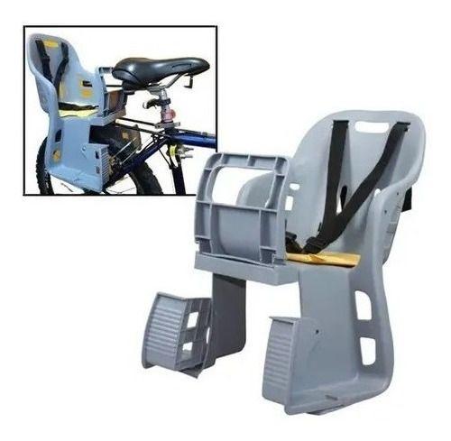 Cadeirinha Infantil Traseira Carona Bicicleta Cinza Mtb Menor preço em Cadeirinha Infantil Traseira Carona Bicicleta Cinza Mtb