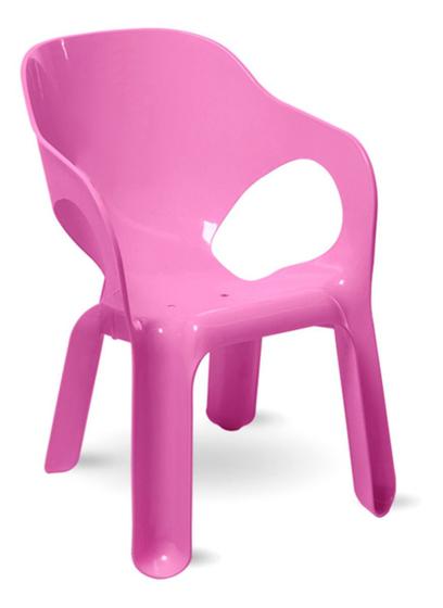 Imagem de Cadeirinha Kids Rosa Infantil - Homeplay Xplast Ref 1096